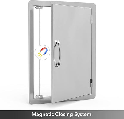 Stanbroil Stainless Steel Single Vertical Access Door, 17 1/4-Inch by 24 1/4-Inch