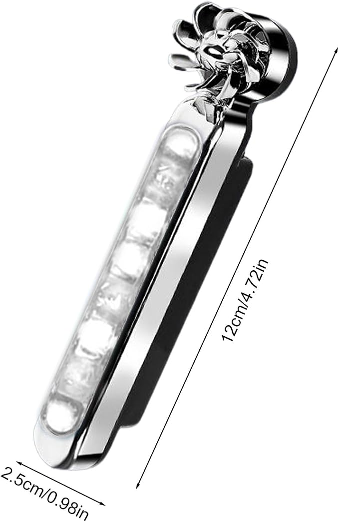 Led Lights for Car Waterproof Decorative Adjustable | 2 Pieces Wind Powered LED Vehicle Daytime Lights for Trucks SUV Motorcycle Bike Auto Travel Road Trips Camping Outdoor