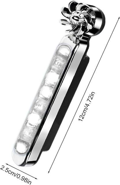 Led Lights for Car Waterproof Decorative Adjustable | 2 Pieces Wind Powered LED Vehicle Daytime Lights for Trucks SUV Motorcycle Bike Auto Travel Road Trips Camping Outdoor