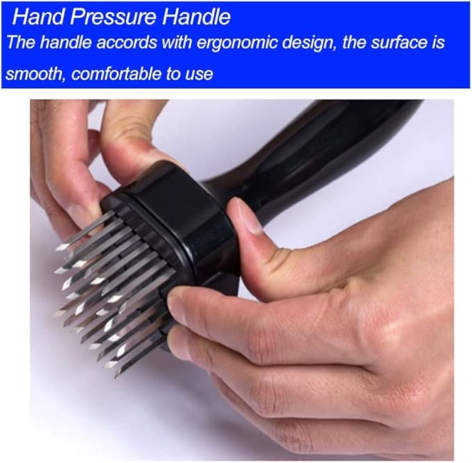 Meat Tenderizer for Tenderizing with 24 Stainless Steel Blades Cooking Machine for Your Kitchen
