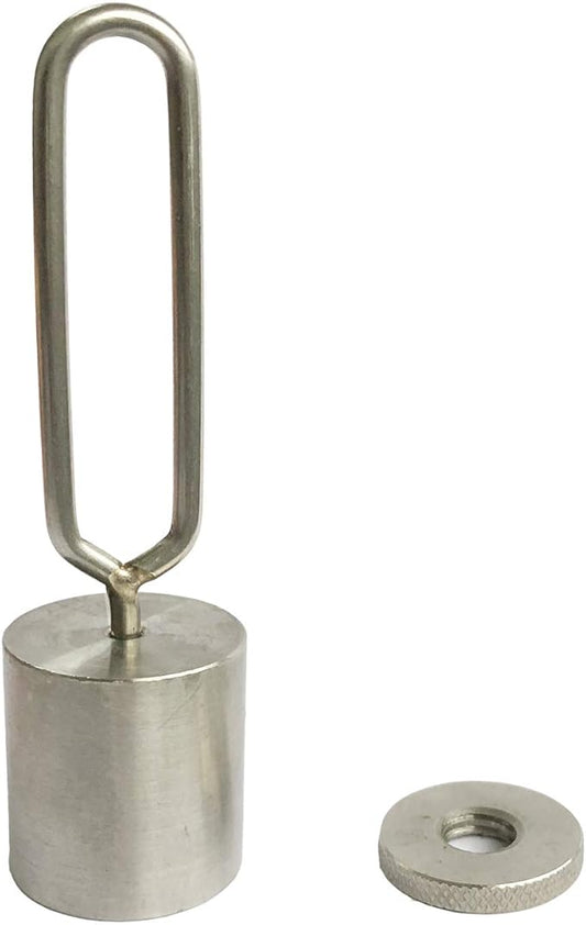Heavy Duty Stainless Steel 304 Grill Rotisserie Spit Rod Counter Balance Weight with Lock Washer Kit