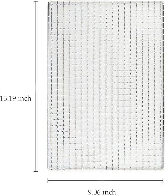 Naturehike BBQ Grill Grates Replacement, Stainless Steel Barbecue Wire Mesh, Multifunction Cooking Grate for Outdoor Grilling Cooking Camping Hiking Picnics
