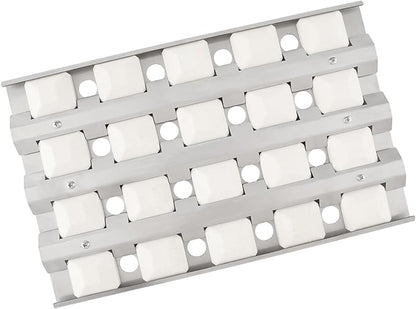 S23218-32Y Briquette Tray for Delta Heat 32 Inch Grill Replacement Parts for Delta Heat DHBQ32 DHBQ32G DHBQ32R/S DHBQ32R DHBQ32RS Ceramic Briquettes Tray with 20 Ceramic Briquettes