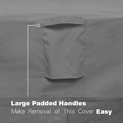 Vailge Patio Chair Covers, Lounge Deep Seat Cover, Heavy Duty and Waterproof Outdoor Lawn Patio Furniture Covers (Medium, Grey)