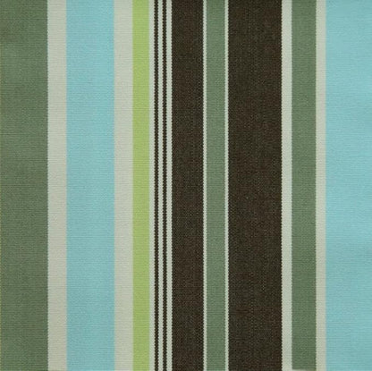 Indoor Outdoor High Back Chair Cushions Replacement Patio Chair Seat Cushions Set of 4 Green/Coffee/Blue Stripe