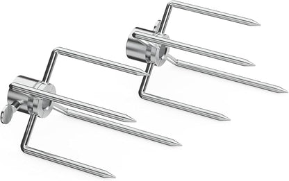 onlyfire Universal Grill Rotisserie Kit with 37"×1/2" Hexagon Spit Rod | Stainless Steel 110V Electric Motor, Does Not Fit Weber Gas Grills