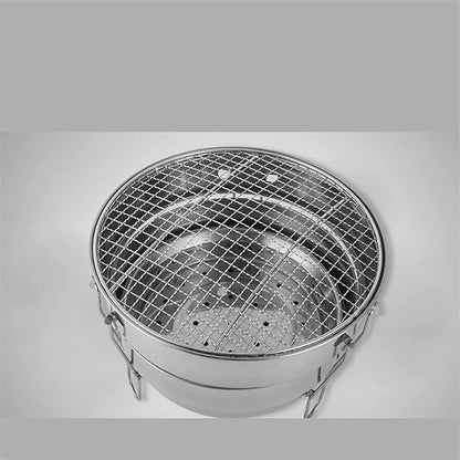 Charcoal Grills Outdoor Stainless Steel Folding Barbecue Oven Carbon Grill Mini Portable Picnic BBQ Grill Roast Meat