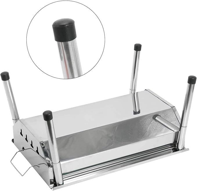 Portable Charcoal Grill for Camping BBQ Outdoor Barbecue Grill Folding Grill with Wire Meshes for Grilling, Easy to Carry Camping Grill for Outdoor BBQ,A-1