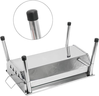 Portable Charcoal Grill for Camping BBQ Outdoor Barbecue Grill Folding Grill with Wire Meshes for Grilling, Easy to Carry Camping Grill for Outdoor BBQ,A-1