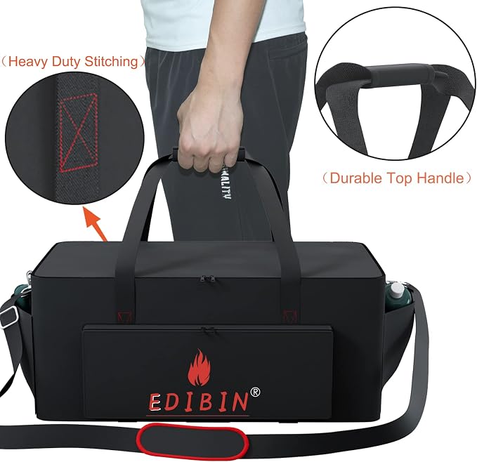 Grill Carry Bag Fit for Ninja OG701 Woodfire Outdoor Grill, Fits Ninja OG751 Woodfire Pro Outdoor Grill,Carrying Case for Ninja Woodfire Outdoor Grill