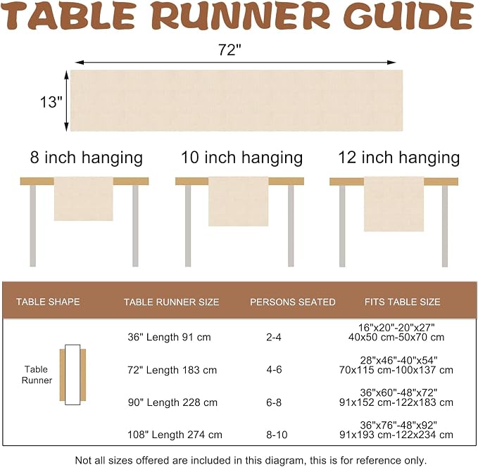 Barbecue Dining Table Runner, Summer BBQ Grill Tools Hot Dog Steak Sauce Burlap Kitchen Decoration, Cook Out Smoke Sizzle Indoor Outdoor Home Decor Party Supply 13 x 72 Inches