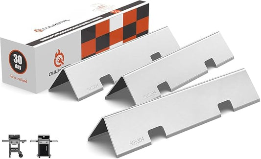 SUS304 Stainless Steel Flavorizer Bars for Weber Spirit 200 & Spirit II 200 Series, Spirit 2 Grill Parts for Weber Spirit II E-210, Spirit E-210, 15.3" GS4 Replacement Parts for Weber 67045 7635