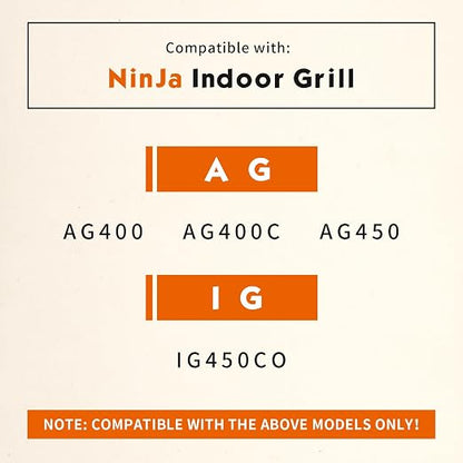 Temperature Meat Probe for Ninja AG400/AG450/IG450CO Foodi Pro 5-in-1 Indoor Grills Air Fryer, Replacement for Ninja Indoor Grill Probe, 1 Pack