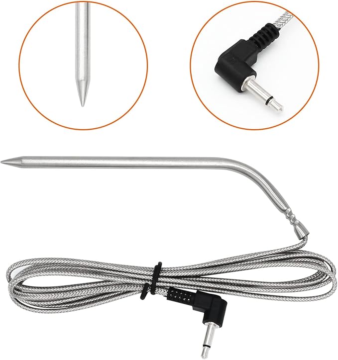 Digital Thermostat Controller for Camp Chef Gen 2 Retro Non-Wi-Fi Pellet Grill PG24-82, Comes with Dual Meat Probes and RTD Temperature Sensor