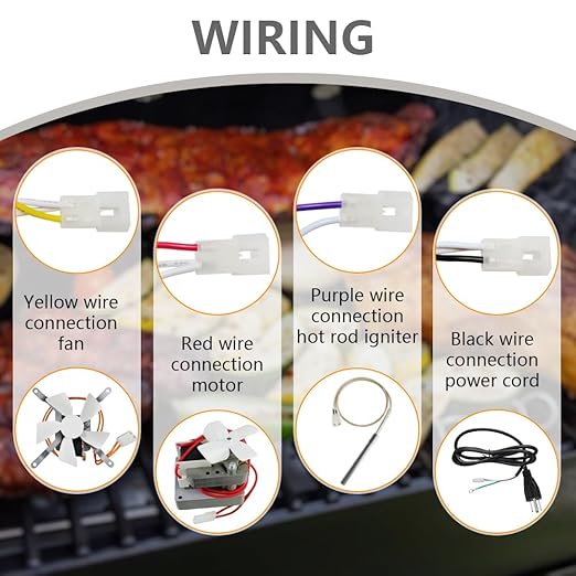 Upgraded WiFi and Bluetooth PID Trapezoid Control Board with Smart APP Control for Pit Boss Wood Pellet Grill Lexington 540/Classic 700/Austin XL 1000/440FB1 Matte Black Models