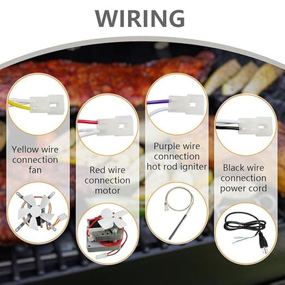 Upgraded WiFi and Bluetooth PID Trapezoid Control Board with Smart APP Control for Pit Boss Wood Pellet Grill Lexington 540/Classic 700/Austin XL 1000/440FB1 Matte Black Models