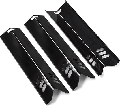 Criditpid B0212-040 Grill Heat Tent Replacement Parts for Blue Rhino 3 Burner GBC1932L GBC1793W Grill, Porcelain Steel 55-24-198 Heat Plate Shields for Revoace Grill Parts GBC1706W GBC1705WV Grill.