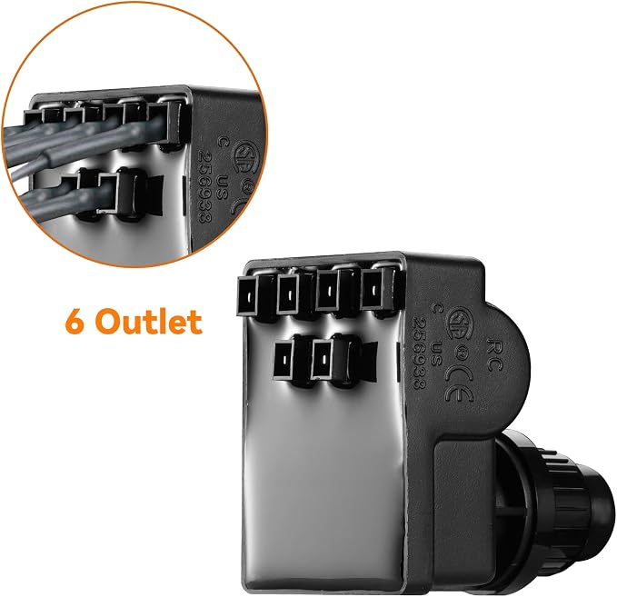 onlyfire 03350 Electric Push Button Igniter BBQ Replacement for Select Gas Grill Models by Brinkmann, Char Broil, Nexgrill, Kenmore Sears, Uniflame and Others, 6 Outlet AA Battery, Black | for Select Gas Grill Models by Brinkmann, Char Broil, Nexgrill,...