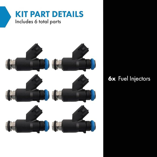 TRQ Fuel Injector Set | For 06-10 Buick Chevrolet Pontiac Saturn