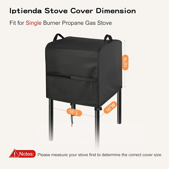 Stove Cover for VIVOHOME Single Burner, 16x16x16in