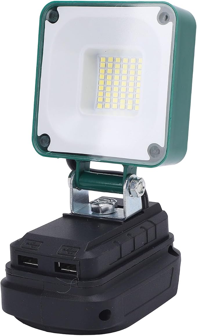 Cordless LED Work Light 5W 45 LEDs 180° Adjustable for Battery 15-20 Hour Runtime for RV Camping BBQ Maintenance