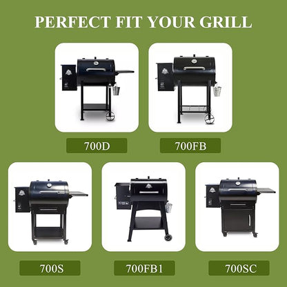 Utheer Warming Rack for Pit Boss 700 Series Pellet Grills, Fits Pit Boss 700D / 700FB / 700S / 700FB1 / 700SC, Stainless Steel Upper Warming Shelf Replacement