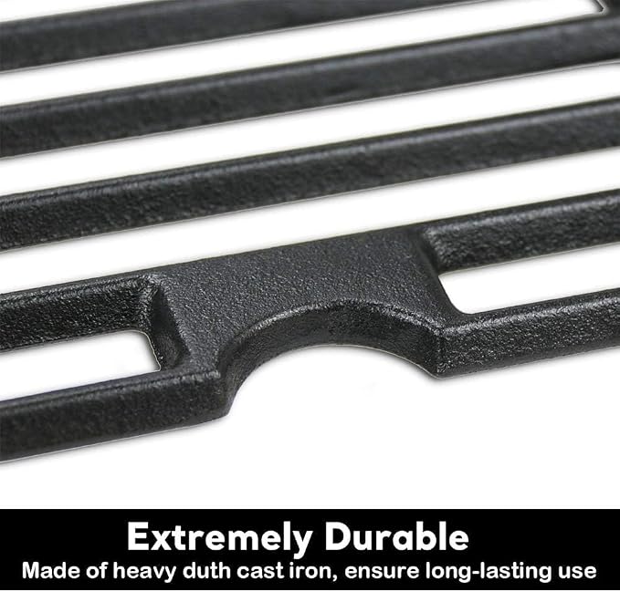Grill Grates for Char-Broil Performance 4-Burner 463342119 463377017 | Cast Iron Replacement Parts for charbroil 463347017 G321-0005-W1 G321-0006-W1 3-piece 18 x 25 in set