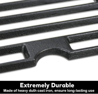 Grill Grates for Char-Broil Performance 4-Burner 463342119 463377017 | Cast Iron Replacement Parts for charbroil 463347017 G321-0005-W1 G321-0006-W1 3-piece 18 x 25 in set