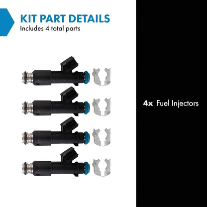 TRQ Fuel Injector Set | For 2005-2010 Chevrolet Cobalt 2007-2009 Pontiac G5