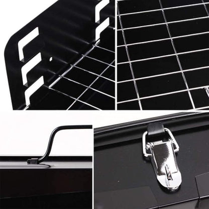 Portable Charcoal Grill for Camping BBQ, Outdoor Barbecue Grill with Foldable Legs, Small Charcoal Grills for Party Travel Beach Park, Easy Clean Carry Camping Grill,A-1