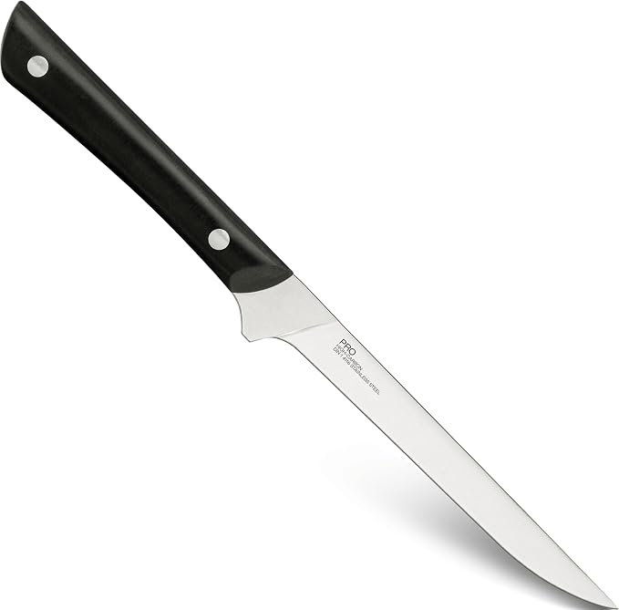 Kai PRO 6" Boning & Fillet Knife | Hand Sharpened Fillet Knife, German Din1.4116 Stainless Steel Blade, Full-Tang POM Handle