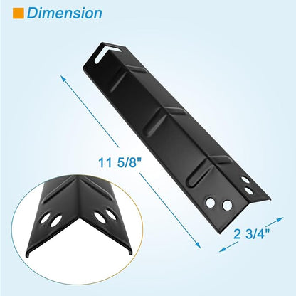 Replacement Kit for 3-Burner Walmart Expert Grilll XG10-101-002-02 GBC2016WRS, Porcelain Steel Heat Plate Heat Tent and Burner Replacement Parts for 3-Burner Expert Grill Parts