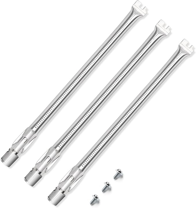 19.5" Grill Burner for Weber Genesis 300 Series (2011-2016) – Fits Genesis E310, E320, E330, S310, S320, S330, Front Control Knobs, 304 Stainless Steel, Replace burner for Weber Genesis 62752