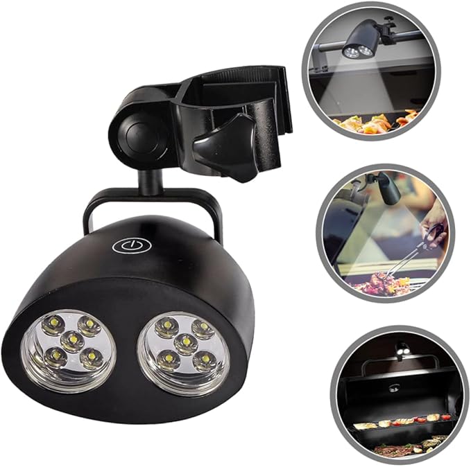 VICASKY Rotatable Outdoor Camping Light 10 LED BBQ Grill Accessory Waterproof Tent Lamp for Riding and Outdoor Use