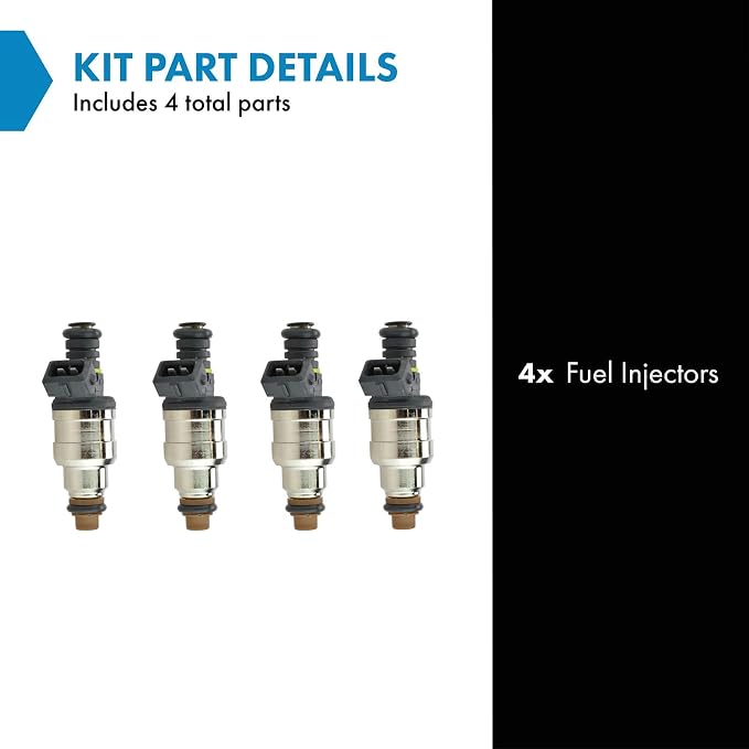 TRQ Fuel Injector Set | For 1985-2001 Ford Lincoln Mazda Mercury Merkur Olds Pontiac
