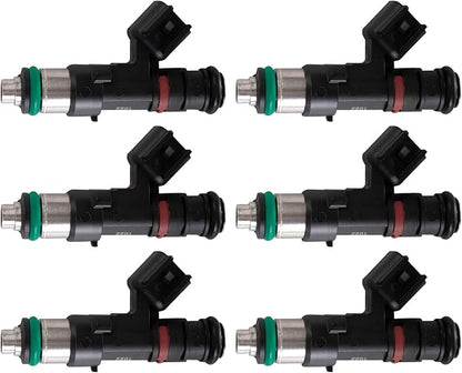 TRQ Fuel Injector Set | For 2008 Buick Enclave 2007-2008 GMC Acadia Saturn Outlook 2008-2010 Vue