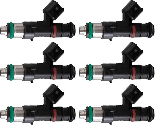 TRQ Fuel Injector Set | For 2008 Buick Enclave 2007-2008 GMC Acadia Saturn Outlook 2008-2010 Vue