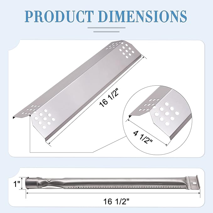 Replacement Grill Parts for Kitchen/Aid 720-0819 720-0819G 720-0787D 720-0953 720-0953A 730-0953 730-0787D 720-0787 Gas Grill Models, 2-Pack
