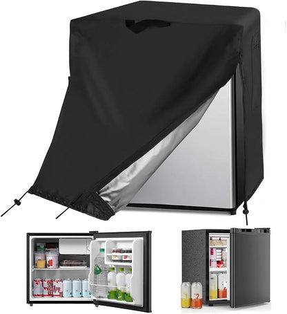 Mini Refrigerator Cover for Most 1-2 Cu Ft Compact Fridge/ Beverage Freezer | 20x20x21,Waterproof Dustproof Heavy Duty Oxford Fabric,for Most 1.0- 2.0 Cubic Feet Small Wine Cooler for Outside