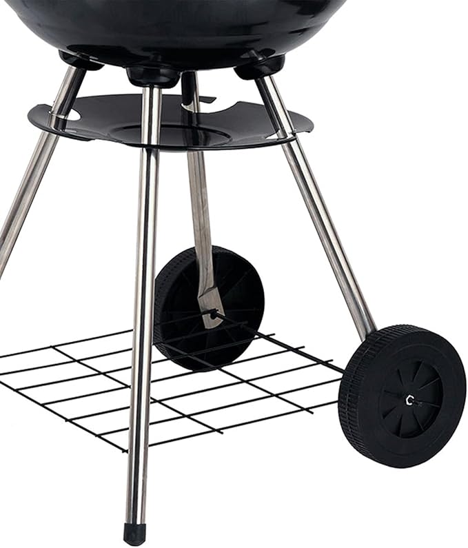 Brentwood BB-1701 BBQ Grill Portable Charcoal,17-inch,Red