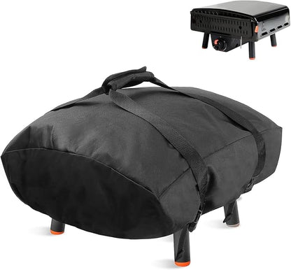 2-in-1 Cover & Carry Bag for Blackstone 2238 Leggero Pizza Oven | Fits Blackstone 2238 Leggero, 19.7"x20.5"x8.5", 600D Oxford, Waterproof, Padded Handle, Buckle Straps, Portable