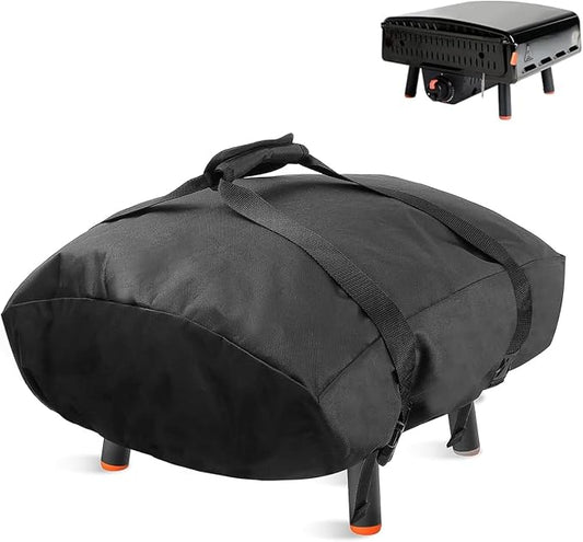 2-in-1 Cover & Carry Bag for Blackstone 2238 Leggero Pizza Oven | Fits Blackstone 2238 Leggero, 19.7"x20.5"x8.5", 600D Oxford, Waterproof, Padded Handle, Buckle Straps, Portable
