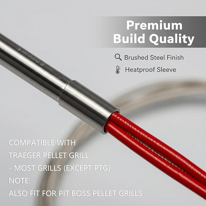 2 Pack Hot Rod Igniter for Traeger, Pit Boss, Camp Chef Wood Pellet Grill Replacement Parts