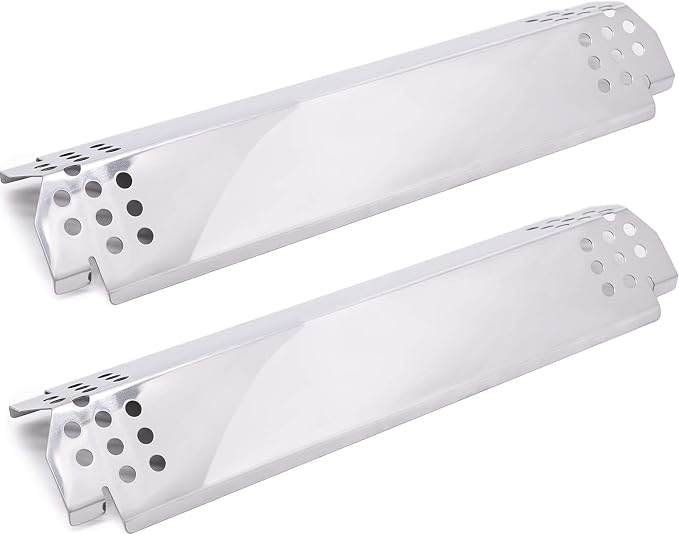 Replacement Parts for Nexgrill 720-0864 720-0864M 720-0830H 720-0958A Grills, 2 PCS Stainless Steel Flame Tamers Heat Shields Heat Plates for Nexgrill Evolution 720-0864M 720-0864 Grills