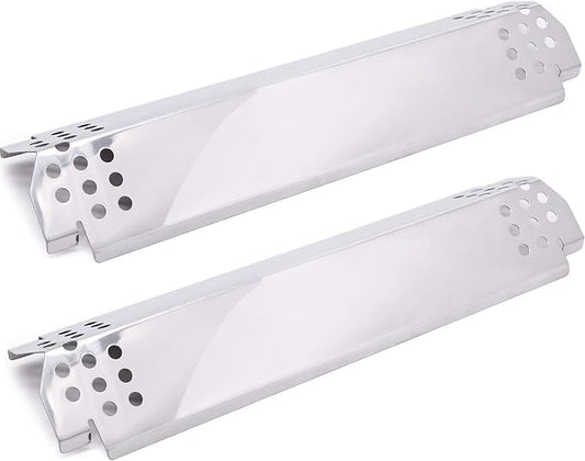 Replacement Parts for Nexgrill 720-0864 720-0864M 720-0830H 720-0958A Grills, 2 PCS Stainless Steel Flame Tamers Heat Shields Heat Plates for Nexgrill Evolution 720-0864M 720-0864 Grills
