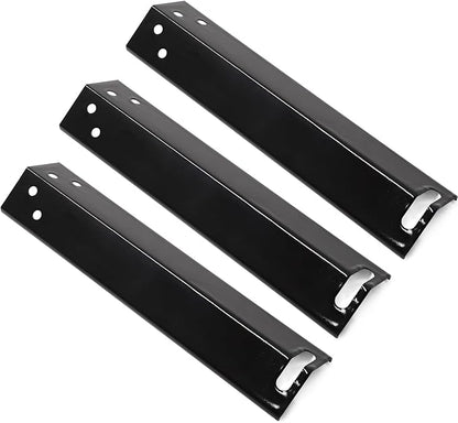 Criditpid Grill Replacement Parts for Expert Grill XG10-101-002-02 3 Burner Gas Grill, Porcelain Steel Heat Plates Tents Shields for 3 Burner Walmart Expert Grill Parts, 3-Pack
