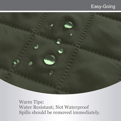 Easy-Going Reversible Couch Cover, Small Chair, Army Green/Beige | Machine Washable Slipcover For Dogs, Water Resistant Furniture Mat For Living Room, Non-Slip Sofa Cover, Pet Friendly