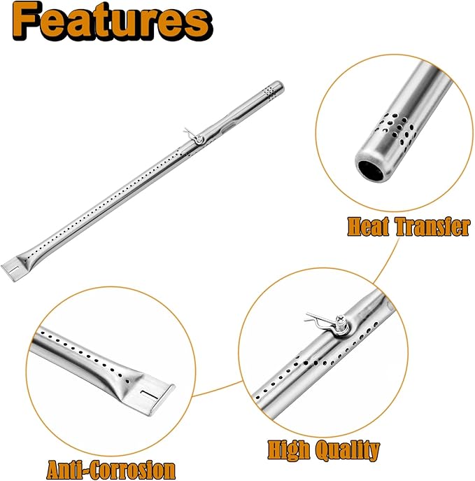 463245917 Grill Replacement Parts for Charbroil Performance Parts G470-0004-W1A Heat Tent G470-5200-W1 G321-4C00-W1 Burner Tube G432-001D-W1 Crossover Tube Charbroil 6 Burner 466245917 Gas Grill Parts