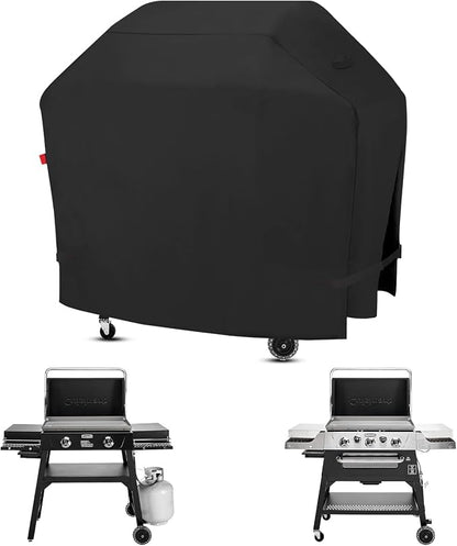 Outdoor Grill Cover Fits Cuisinart 28" Griddler and Broiler Combo CGG-9020 & 28" Griddle with Hood CGG-9748, Cover Geny Waterproof 600D Heavy Duty BBQ Griddle Covers, 54" L x 28" D x 39" H.