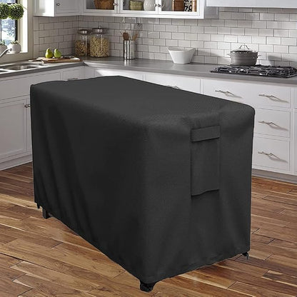 Patio Prep Table Cover Compatible with 35in/55in Keter Unity XL Portable Outdoor Table/ Rolling Mobile Kitchen Island Bar Cart Storage Cabinet Cover Waterproof Grill Accessories Covers